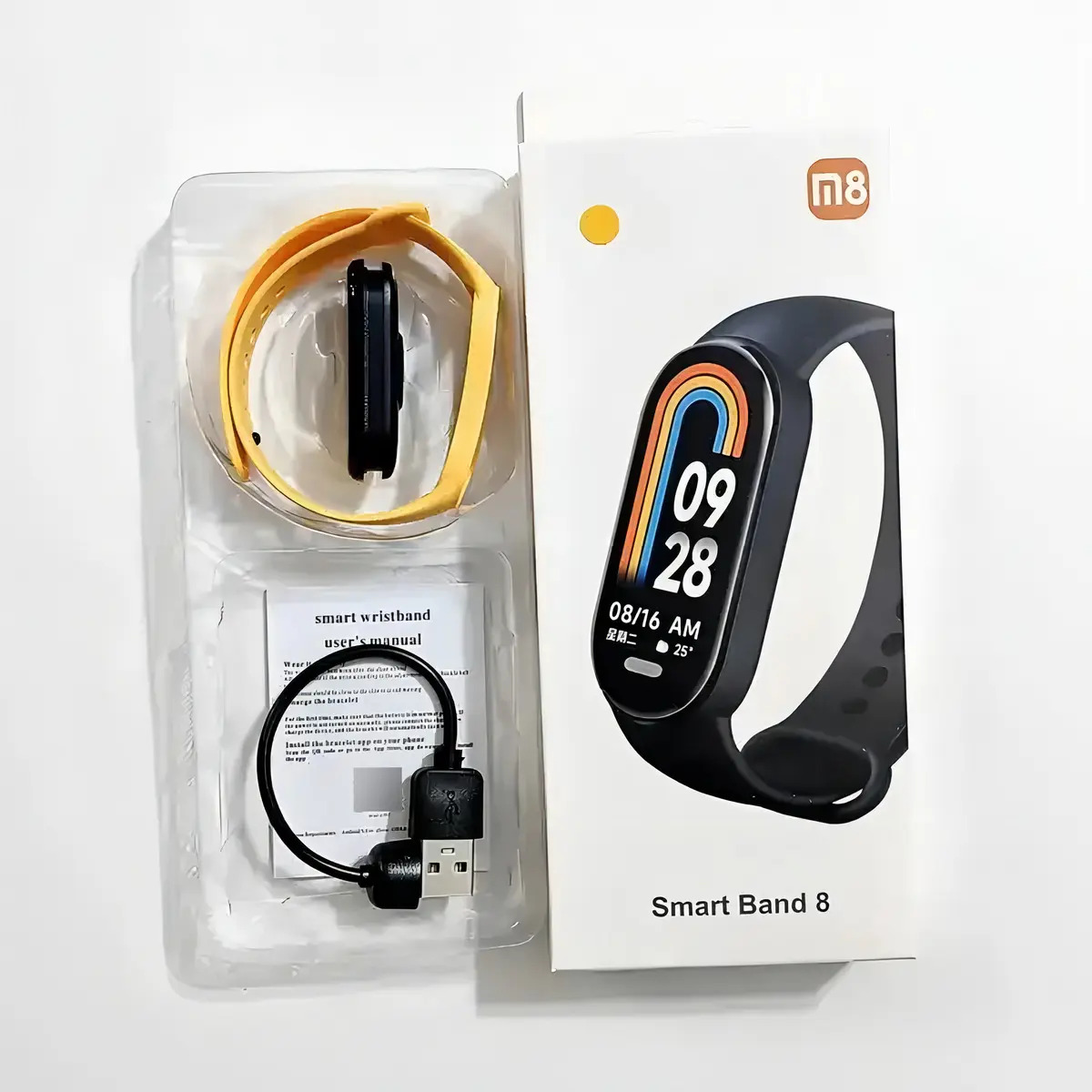 Smartband M8 Fitpro 2024 Pulseira Preto
