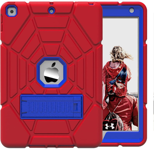 Funda Para iPad 5/6 De 9.7  (color Rojo Y Azul)