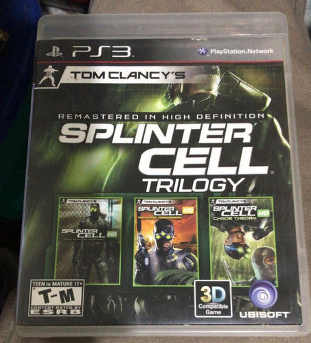 Ps3 Jogo Splinter Cell Trilogy - Frete $10