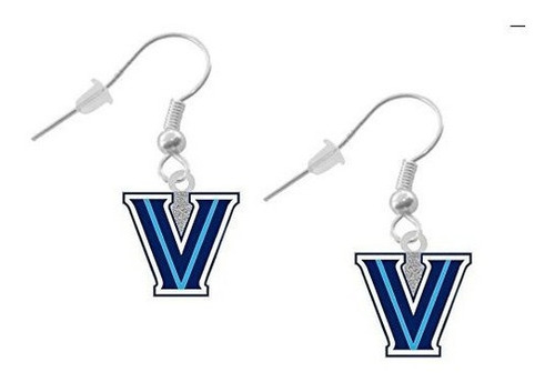 Pendientes Con Logo De La Universidad De Villanova