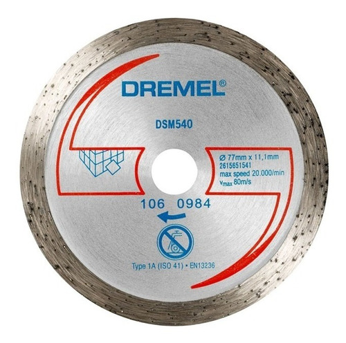 Disco Para Dremel Saw Max  Porcelanato Azulejos Dsm540