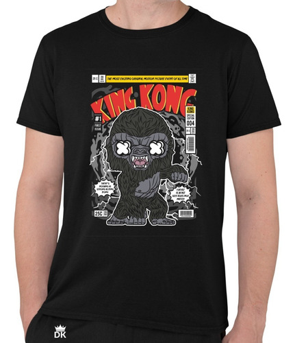 Polera Algodón Funko Pop Con Diseño De King Kong