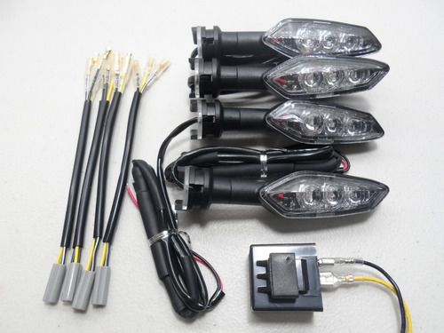 Direccionales Super Led Set 4pz Yamaha R1 02-14 Relay Y Arne