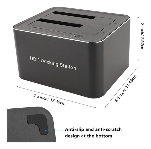 Estación De Acoplamiento Hdd Usb 3.0 A Disco Duro I Ii Iii D