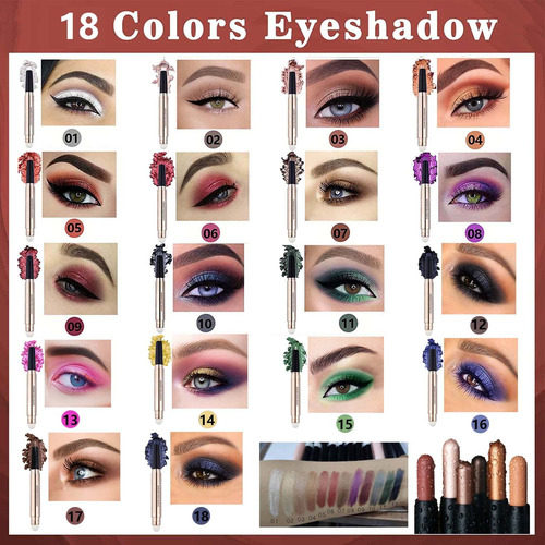 Eyeshadow Stick Saubzean Highlighter Matte Cream Black
