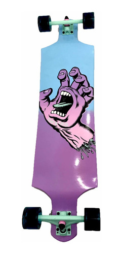 Longboard  Santa Cruz Screaming Hand Pastel ¡ Envio Gratis¡