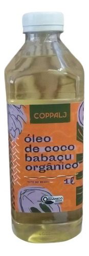 Óleo De Coco Babaçu 1 Litro - 100% Orgânico