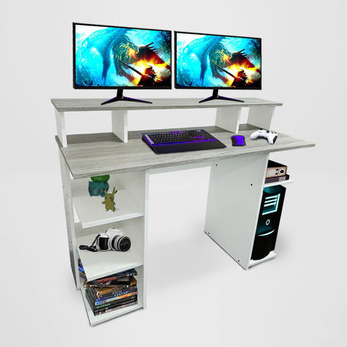 Escritorio Gamer 7118 Jacarandá Diseños Modernos 118x50x93