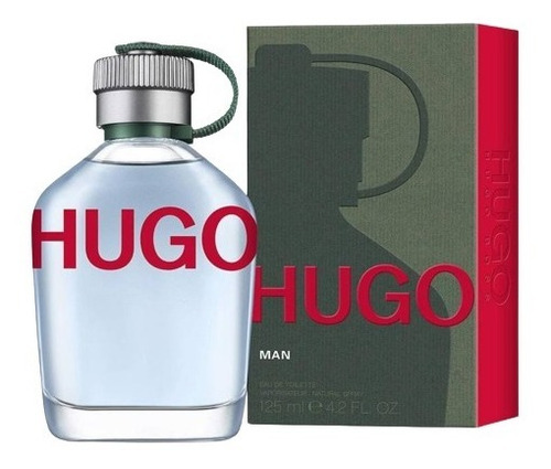 Perfume Hugo Cantimplora - 125ml - Edt -sin Celofan