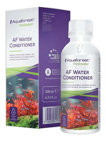 Acondicionador De Agua Premium Para Acuario Aquaforest 200ml