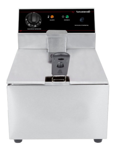 Imagen 2 de 2 de Freidora Eléctrica Comercial Turboblender 6 Litros Acero