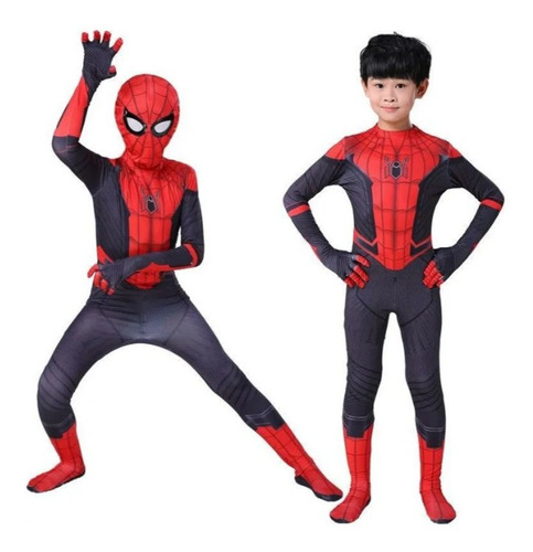 Fantasia Infantil Homem Aranha Spider Man + Máscara Promoção