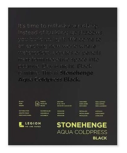 Legion Stonehenge Aqua Almohadilla De Acuarela 140 Lb Prensa