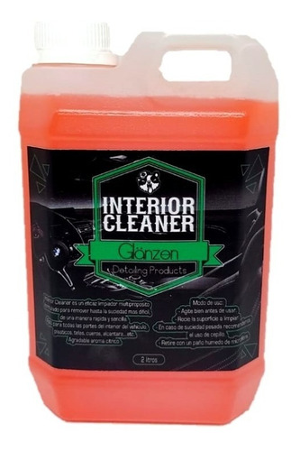 Glänzen Interior Cleaner Limpiador Interiores Apc 2 Lts