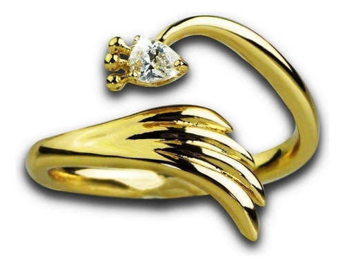 Anillos Compromiso Oro 18k Regalo Dama Mujer Real Ave Fino.