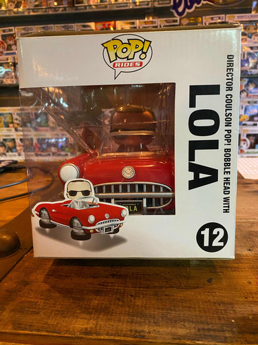 Funko Pop # 12 Director Coulson With Lola Agents Of Shield (Usado)