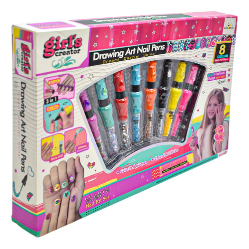 Girls Creator Set De Uñas Artìsticas Para Niñas B1589376