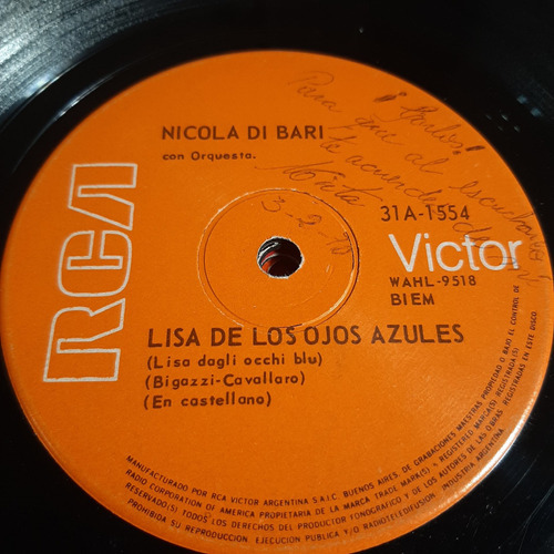 Simple Nicola Di Bari Rca Victor 1554 C26