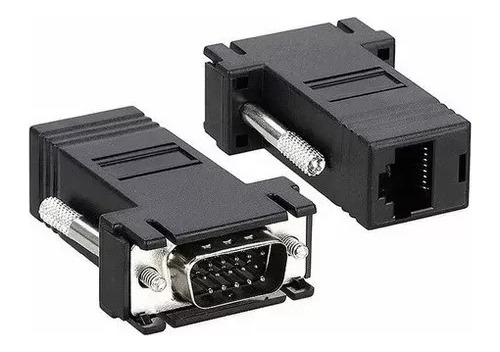 Adaptador Vga Macho A Rj45 Hembra Conector Lan