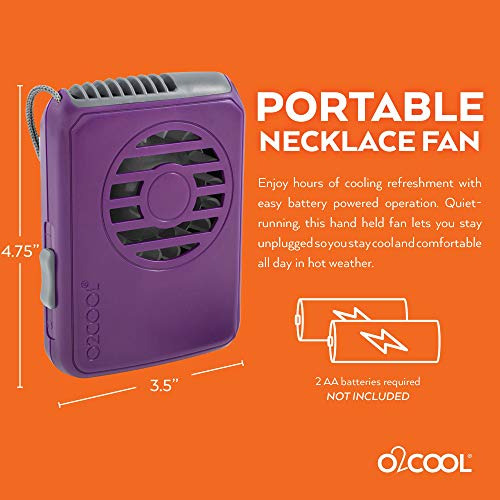 Ventilador Personal De Collar Deluxe De O2cool | Manos Libre