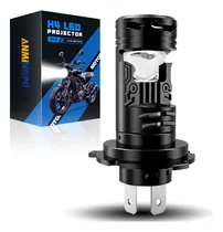 Comprar Faros Led H4 Hb2 9003 Tipo Lupa Para Moto De Luz Alta Y Baja