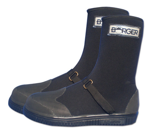 Botas Borger De Neoprene Suela Dura De Goma