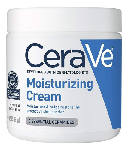 Imagen 1 de 2 de Crema Hidratante Con Acido Hialuronico 539g Cerave