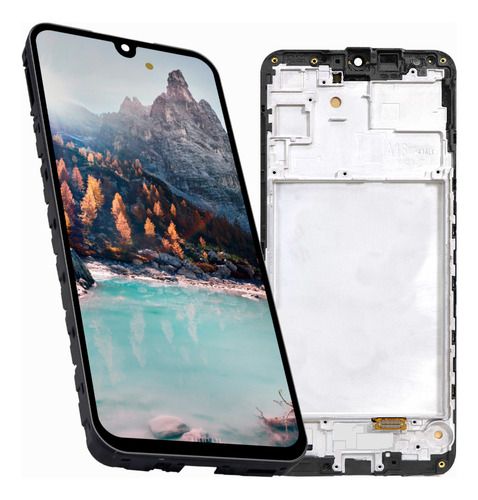 Pantalla Para Samsung A15 5g A166m A166b A166f A166b/ds Amoled Completa Con Marco Color Negro Slim Company