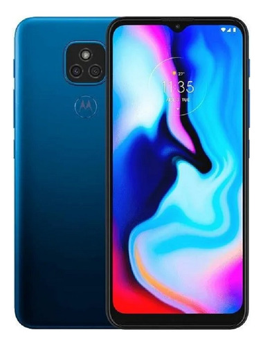 Motorola Moto E7 Plus 64gb Azul - Tenho Minhas Marcas De Uso (Recondicionado)