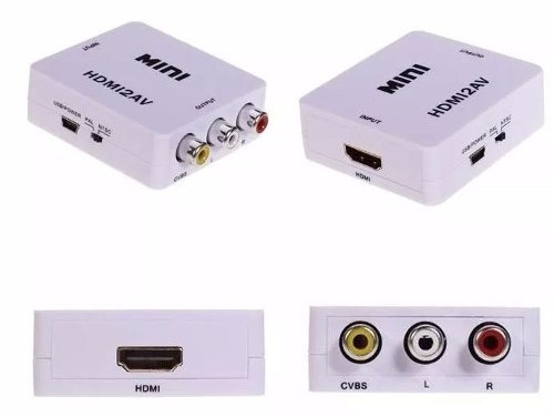 Adaptador Convertidor De Señal Hdmi A Rca Audio Video