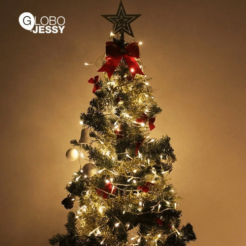 Imagen 4 de 6 de Luces Lineal Ambar /blanco De 300 Led Para Decoraciones