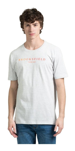 Remeras Hombre Brooksfield Estampada Algodón Logo 1049b3