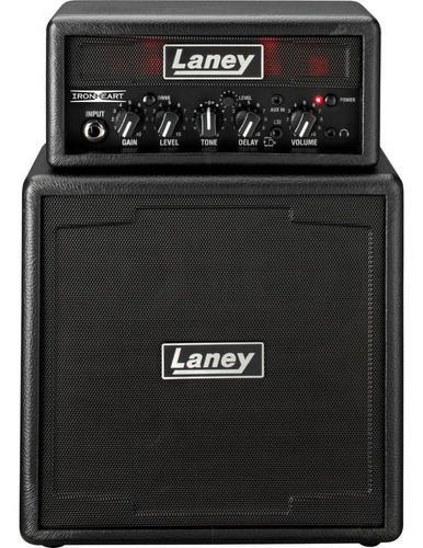 Mini Amplificador Laney Mini Stack Iron Torre 6w Rms Cor Preto
