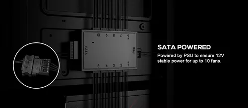  ID-COOLING FH-07 SATA Powered Fan Hub con 7 puertos