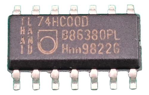 100x Circuito Integrado 74hc00d 74hc00 Smd Philips