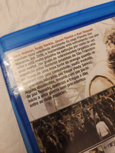 Planeta Dos Macacos: O Confronto Blu-ray 3d Lacrado
