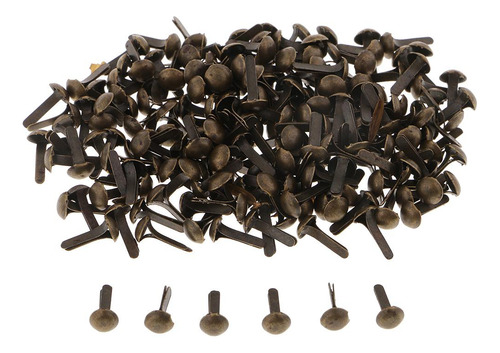 1200x Clavos De Metal Adorno Dorado Para Hacer Tarjetas Diy