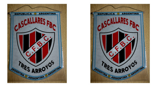 Banderin Chico 13cm Cascallares Fbc Tres Arroyos