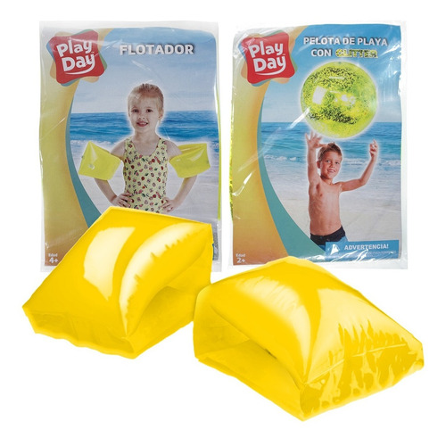 Imagen 2 de 4 de Flotador Para Brazo Y Pelota Playa +4 Años Niño / Niña
