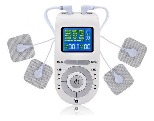 Tens Ems Device Muscle Stimulating Pulse Massager