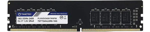 Memoria Ram 16gb Ddr4 2400mhz Pc4-19200 Timetec