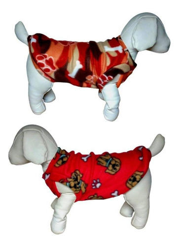 Kit 2 Roupas Cachorro - Suéter Inverno Eg Vermelho E Marrom