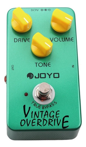 Pedal De Efecto Joyo Vintage Overdrive Jf-01 Verde