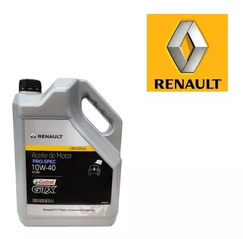 Aceite 10w40 Semisintetico Renault Pro Spec Castrol Gtx 4l