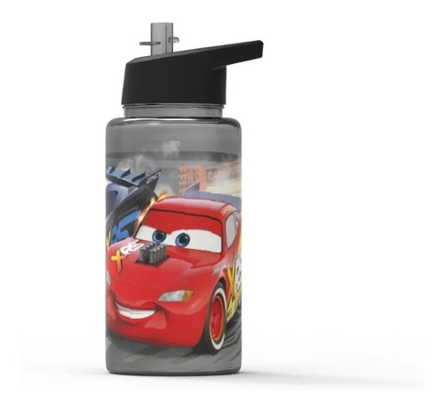 Botella 500 Ml Straw Top Cars