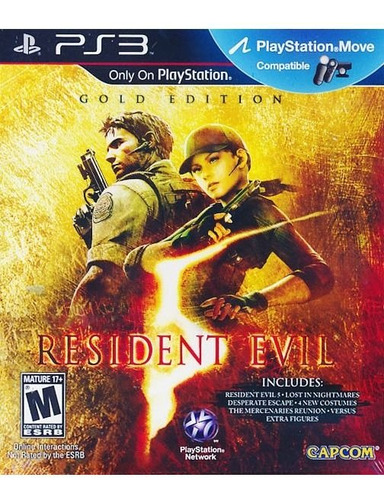 Resident Evil 5 Resident Evil Gold Edition Capcom Ps3 Físico
