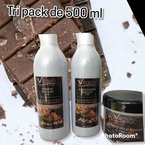 Shampoo, Concionador Y Mascarilla 500 Ml - Sin Sal