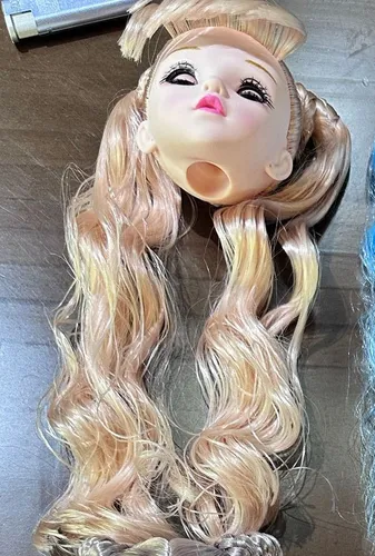 Cabeza De Muñeca De 60 Cm, Color Caqui, 22 Pulgadas, Directa