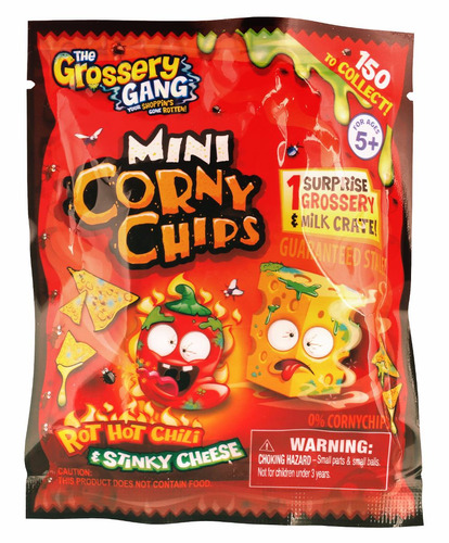 Grossery Gang Mini Corny Chips 1 Figura Sorpresa Educando