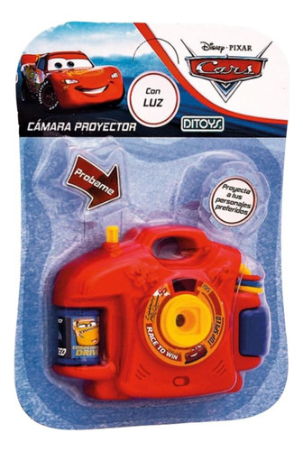 Camara Proyector De Imágenes Cars Disney Con Luz  Ditoys